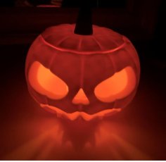 Jack-O-Lantern Pumpkin 3D Printer Model