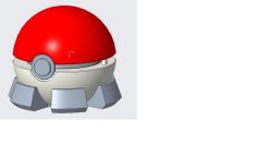 Amazon Alexa Pokeball Case 3D Printer Model