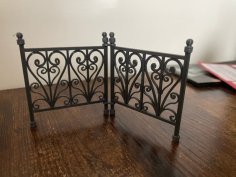 1:12 Doll’s House Fence 3D Printer Model