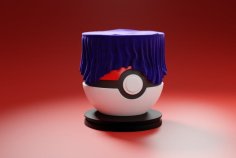 Pokeball And Pokeball Stand 3D Printer Model