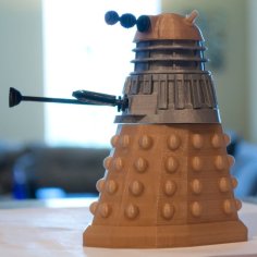 Doctor Who Snap-Fit Dalek 3D Printer Model