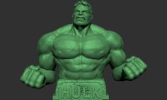 HULK Bust 3D Printer Model