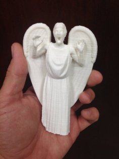 Doctor Who Weeping Angel In Attack Pose 3D Printer Model