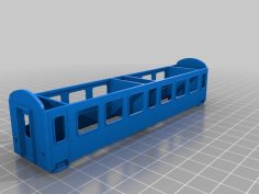 BDŽ Passenger Carriages [1:87] 3D Printer Model