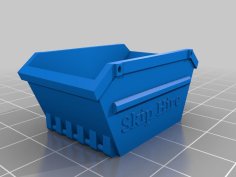 OO Gauge 1:76 Scale Skip 3D Printer Model