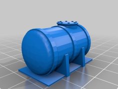 OO/HO Petrol Tank 3D Printer Model