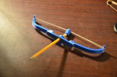 Rubber-Band Bow And Arrow 3D Printer Model