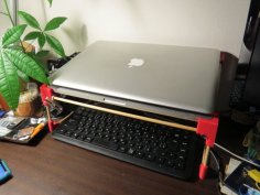 Variable Macbook Stand (any Model) 3D Printer Model