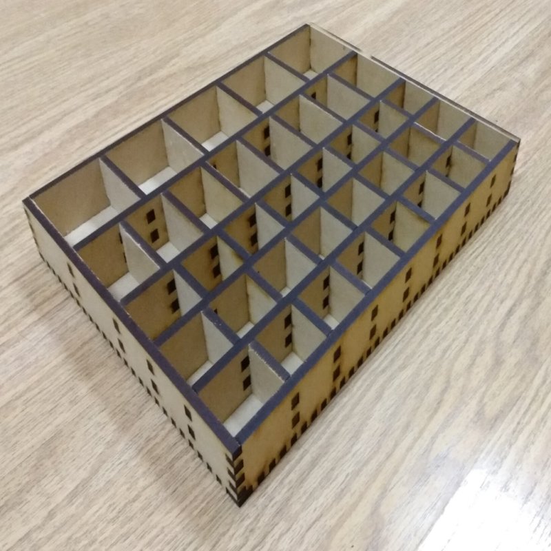 Laser Cut Electronic Components Storage Box