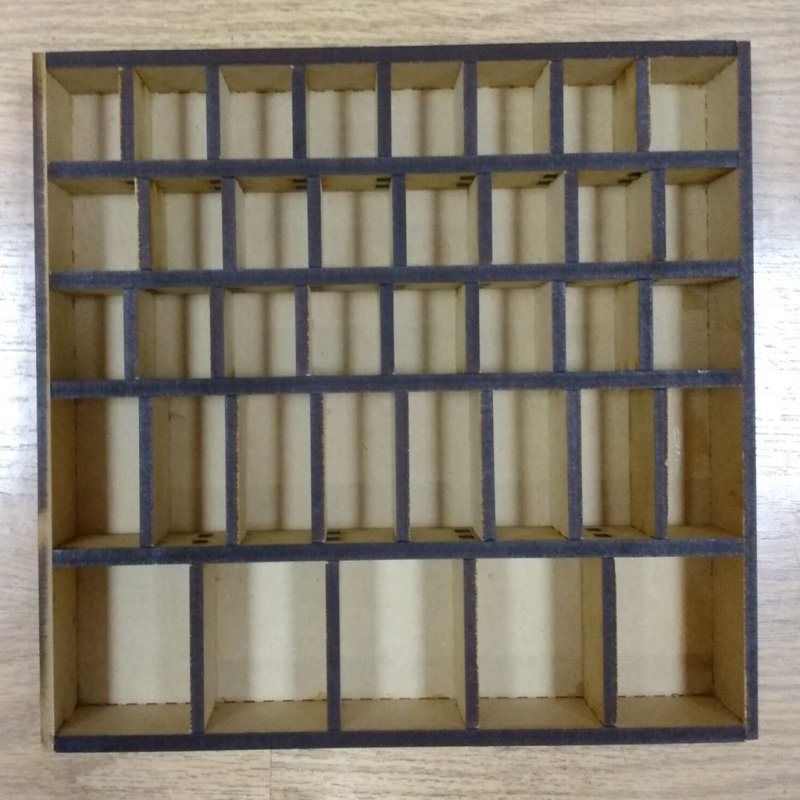 Laser Cut Electronic Components Storage Box