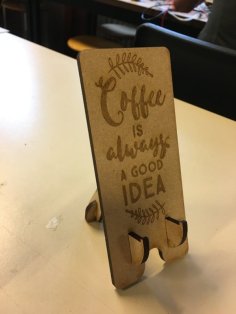 Laser Cut Phone Stand