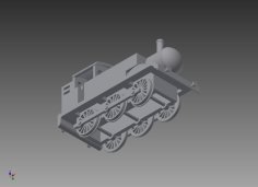 Toy Locomotive 3D Printer Model