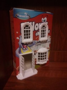 Cereal Box House 3D Printer Model