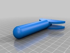 Locomotive Throttle 3D Printer Model