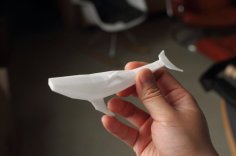 Low Poly Whale 3D Printer Model