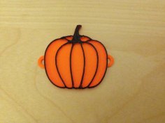 Sewable Pumpkin Badge 3D Printer Model