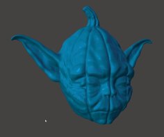 Pumpkin Yoda 3D Printer Model