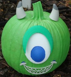 Sully & Mike Wazowski – Jack-O-Lantern Accessories 3D Printer Model