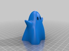 Ghost With Feet 3D Printer Model