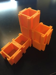 Storastacks: Stackable Box Storage Project 3D Printer Model