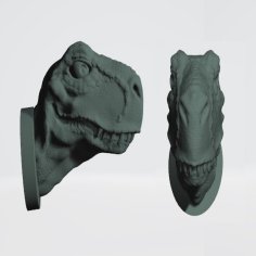 Tyrannosaurus Rex Bust 3D Printer Model