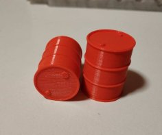 1/35 Scale Oil Barrel 3D Printer Model