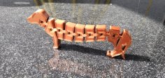 Flexi Dachshund 3D Printer Model