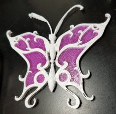 Stained Glass Butterfly 3D Printer Model