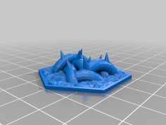 Gloomhaven Thorns 3D Printer Model