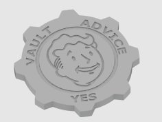 Fallout Coin 3D Printer Model