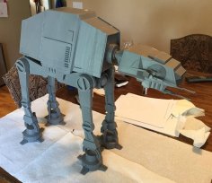 AT_AT Imperial Walker 3D Printer Model