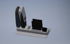 Desktop USB And SD Card Stand 3D Printer Model