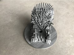 Game Of Thrones Iron Throne Phone Charger Rest 3D Printer Model