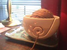 Spiral Yarn Bowl 3D Printer Model