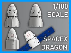 SpaceX Dragon Capsules 3D Printer Model