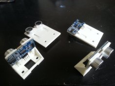 HC-SR04 Ultrasonic Sensor Mounts 3D Printer Model