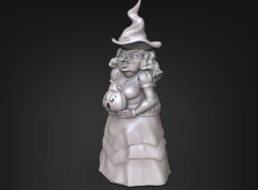 Pumpkin Witch 3D Printer Model