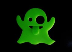 Ghost Emoji 3D Printer Model