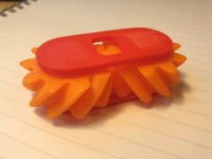 Helical Gear Fidget Toy 3D Printer Model