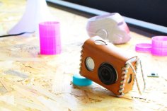 Laser Cut Xiaomi Gopro Leather Case