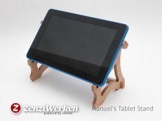 Laser Cut Manuel Laptop Stand CNC/Laser