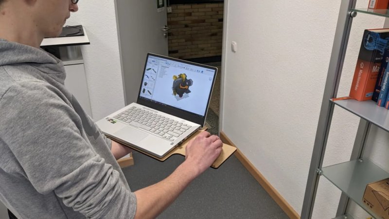 Laser Cut Laptop Holder