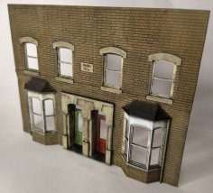 Victorian Terrace Front 3D Printer Model