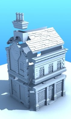 Victorian House Construction Set 3D Printer Model