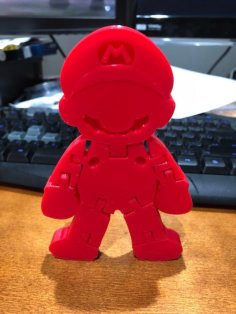 Articulated Mario 3D Printer Model