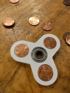 Fidget Hand Spinner Pennies 3D Printer Model