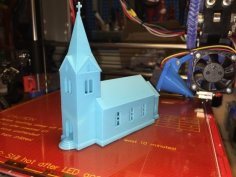 Church 3D Printer Model