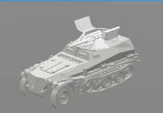 SdKfz 250 Alt 3D Printer Model