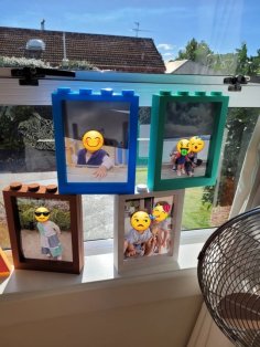 Lego Picture Frame (Stackable) 3D Printer Model