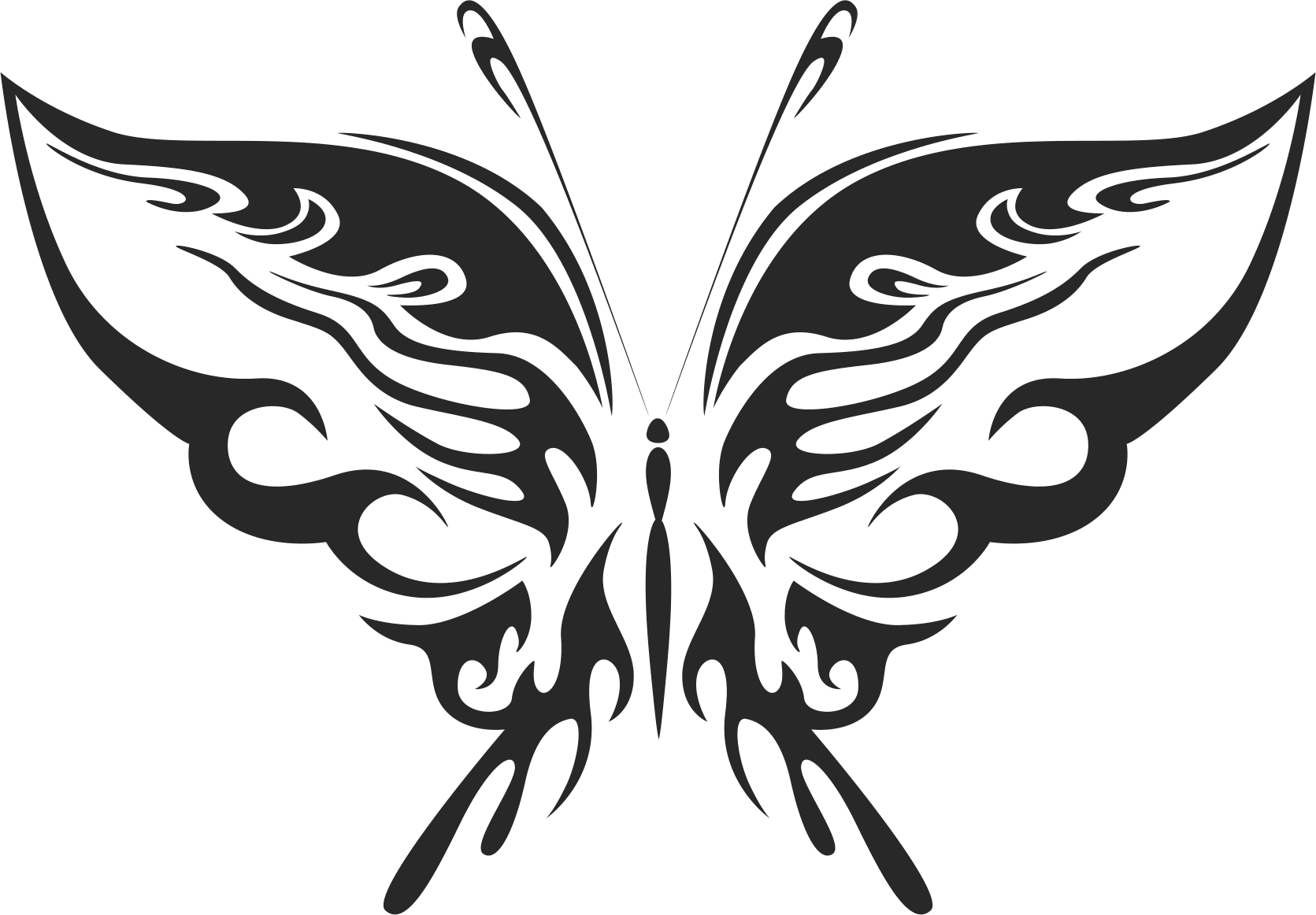 Племенной вектор бабочки 19